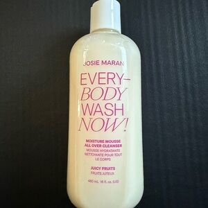 New Josie Maran Cream EveryBODY Wash Now! Juicy Fruits Cleanser
